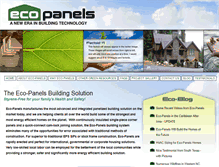 Tablet Screenshot of eco-panels.com